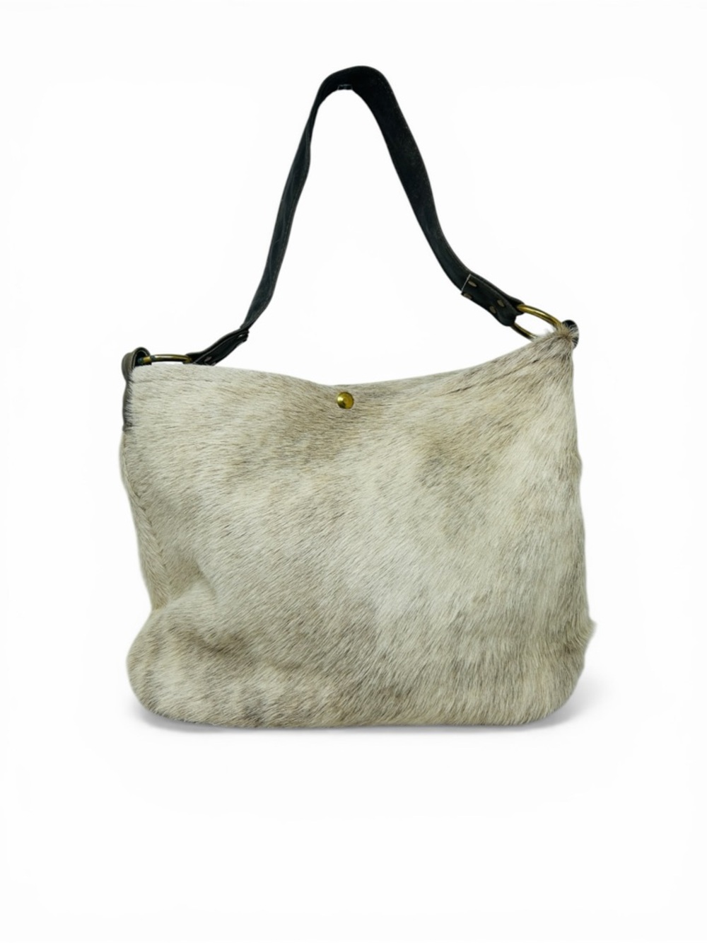 Wild Goose Cowhide Hair-On-Hide Hobo Bag | Boho Western Leather Shoulder Purse
